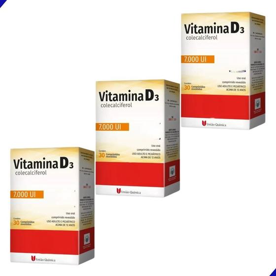 Vitamina D 7000 UI 30 colecalciferol saúde imunidade VALIDADE 01/2025 ...