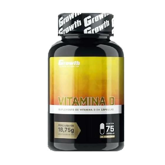 Imagem de Vitamina D 75 Cápsulas Growth Supplements