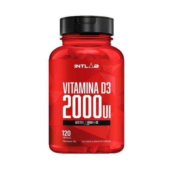 Imagem de Vitamina D3 2000ui - (120 cápsulas) - Intlab