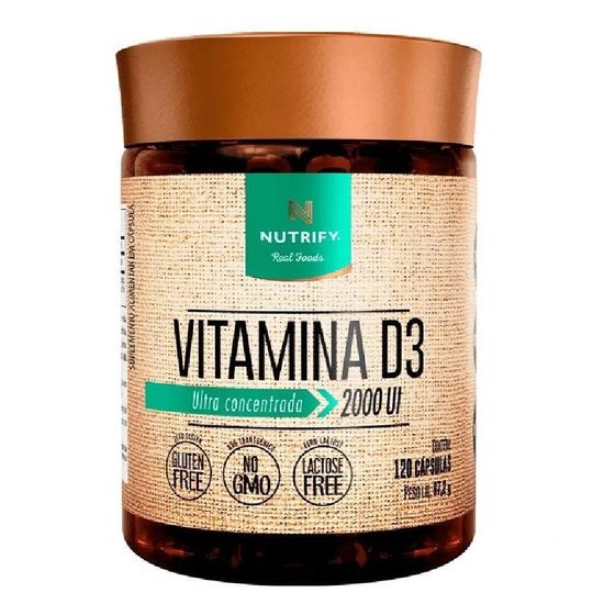 Imagem de Vitamina D3 2000ui 120 Cápsulas Nutrify