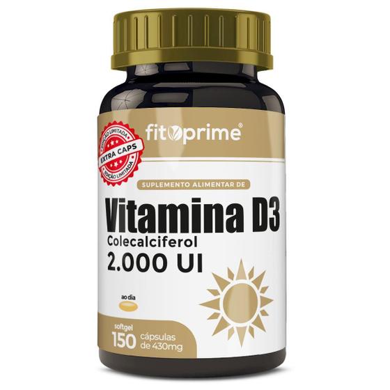 Imagem de Vitamina D3 2000Ui Colecalciferol Extra 150 Cápsulas