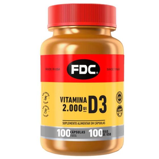 Imagem de Vitamina d3 2000ui fdc com 100 cápsulas