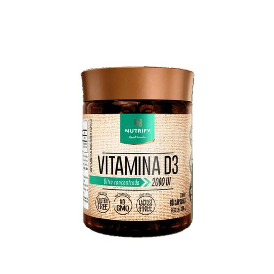 Imagem de Vitamina D3 2000ui Nutrify 60 Cápsulas