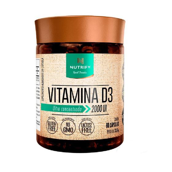 Imagem de Vitamina D3 (2000UI) - Nutrify - 60 cápsulas