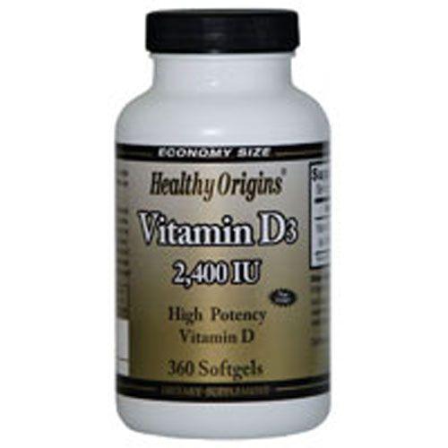 Imagem de Vitamina D3 2400UI, 360 Sgel da Healthy Origins (pacote com 2)