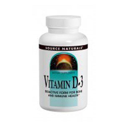 Imagem de Vitamina D3 5000 UI - 200 Softgels Source Naturals