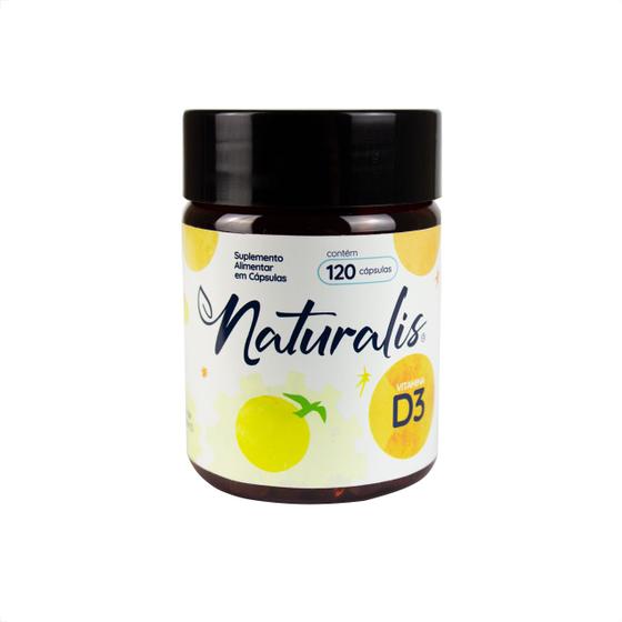 Imagem de Vitamina D3 Softgel Naturalis com 120 Cápsulas