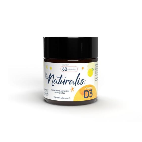 Imagem de Vitamina D3 Softgel Naturalis com 60 Cápsulas