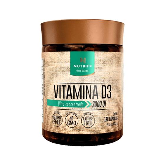 Imagem de Vitamina D3 Ultra Concentrada 2000UI 120 Caps - Nutrify