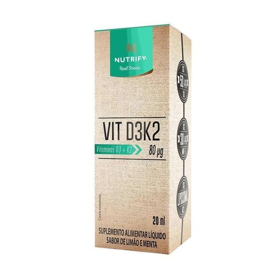 Imagem de Vitamina D3K2 Em Gotas - Nutrify 20Ml