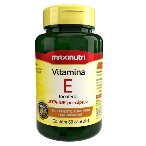 Imagem de Vitamina E 100% IDR 60 Cápsulas Maxinutri