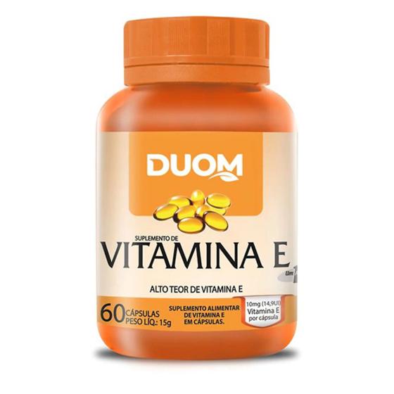 Imagem de Vitamina E 60cps (1 ao dia) Duom