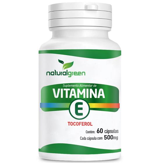Vitamina e dlalfatocoferol 500mg com 60caps natural green Vitaminas AZ Magazine Luiza Vitamina e dlalfatocoferol 500mg com 60caps natural green Vitaminas AZ Magazine Luiza