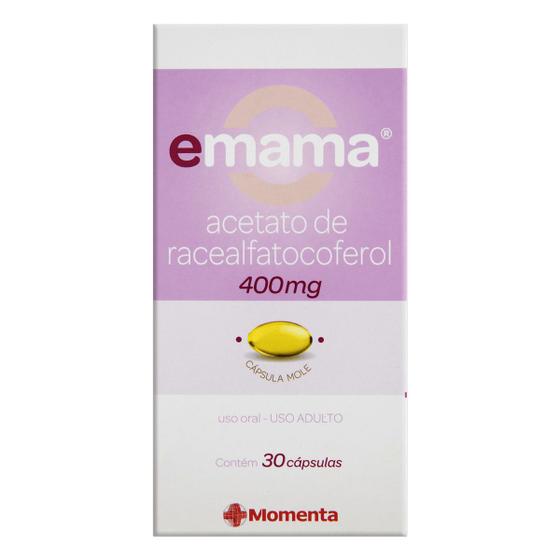 Imagem de Vitamina Emama 400mg com 30 cápsulas - Momenta