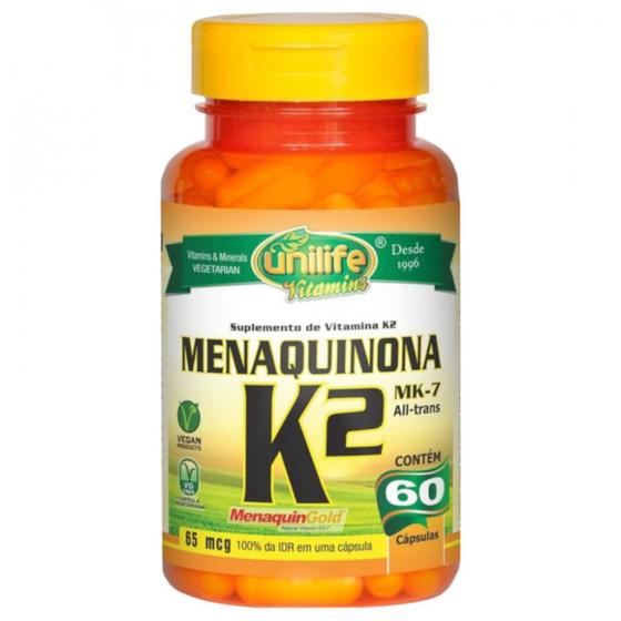 Imagem de Vitamina K2 Menaquinona 60 Capsulas de 500mg