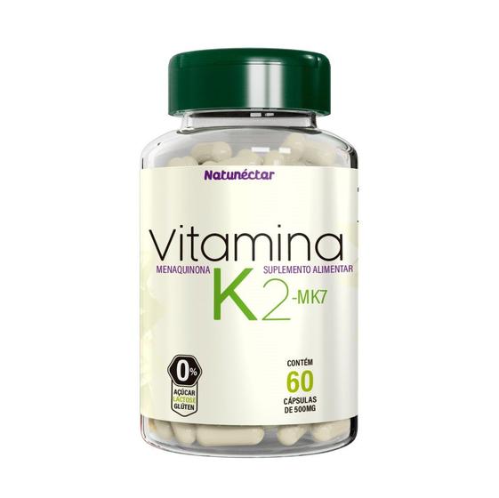 Imagem de Vitamina K2 - Mk7 60 Cápsulas Menaquinona 140mcg Pura