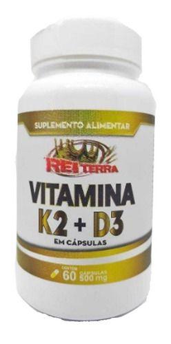 Imagem de Vitamina K2 Mk7 65mcg + Vitamina D3 Colecalciferol 5mcg