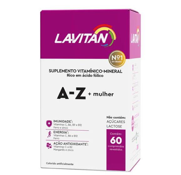 Imagem de Vitamina Lavitan A-Z Mulher 60Cps - Cimed