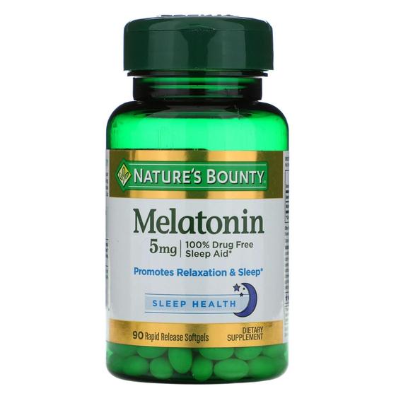 Imagem de Vitamina Malatonin 5mg 90 Cps - Natures Bounty