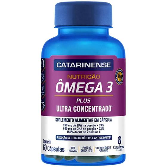 Imagem de Vitamina Ômega 3 Ultra Concentrado 60 Cps - Catarinense