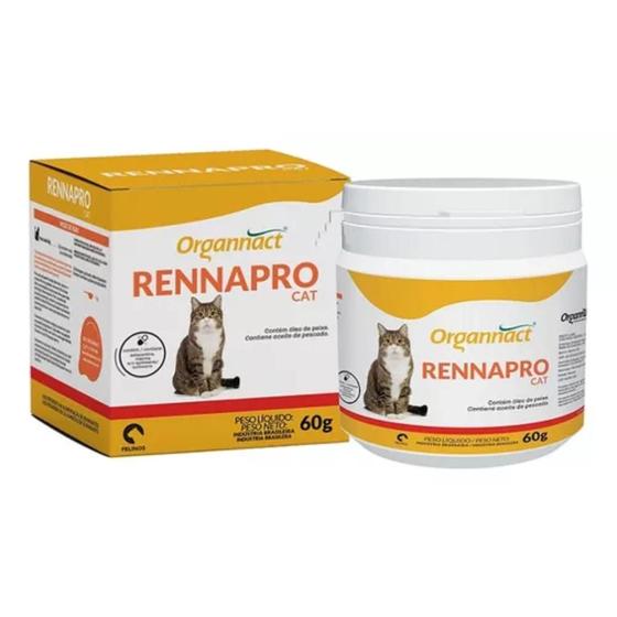 Imagem de Vitamina Rennapro CAT 60g Renal P/Gatos - Organnact