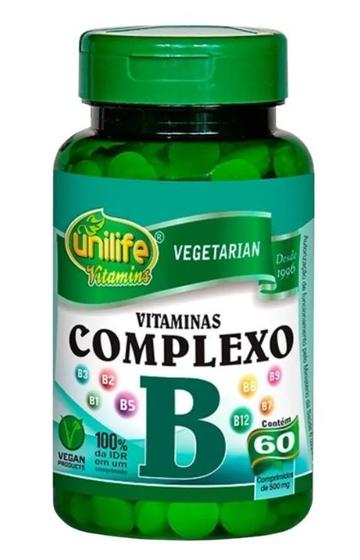 Vitaminas Complexo B 60 Cáps (b1,b2,b3,b5,b6,b7,b9,b12) Menor preço em Vitaminas Complexo B 60 Cáps (b1,b2,b3,b5,b6,b7,b9,b12)