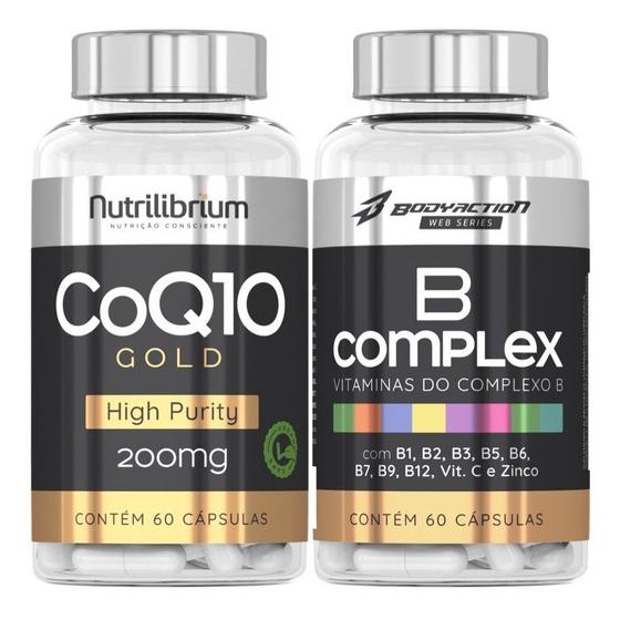 Imagem de Vitaminas do Complexo B 60 Caps + Coenzima Q10 200mg Gold Coq10 60 Caps