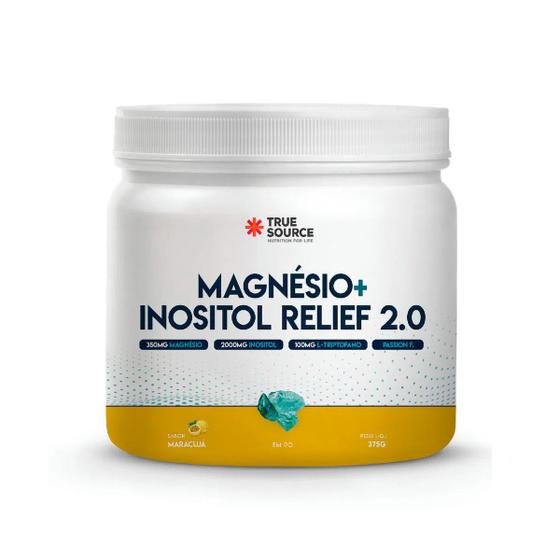 Imagem de Vitaminas e minerais magnesio + inositol relief true source maracuja 375g