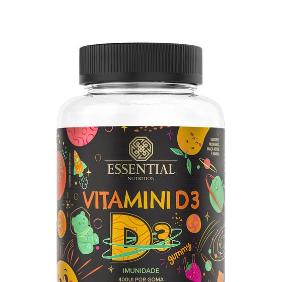 Imagem de Vitamini D3 (60 Gomas) Essential Nutrition