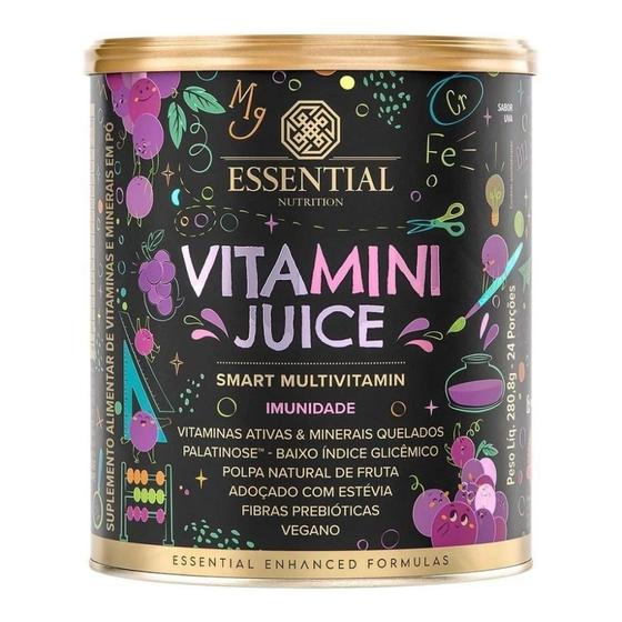 Imagem de Vitamini Juice Lata (280,8g/24Ds) - Sabor: Uva