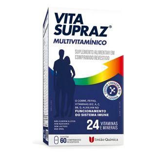 Imagem de Vitasupraz Reduz Cansaço Físico E Mental Zero Açúcar Kit 2cx 120cp