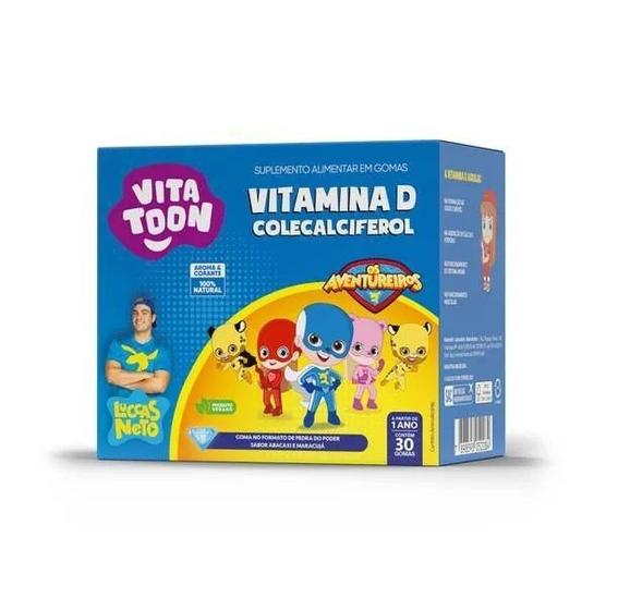 Imagem de Vitatoon Luccas Neto Vitamina D (30 gomas) - Padrão: Único