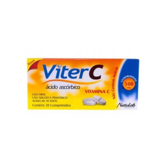 Imagem de Viter C 500Mg Com 20 Comprimidos