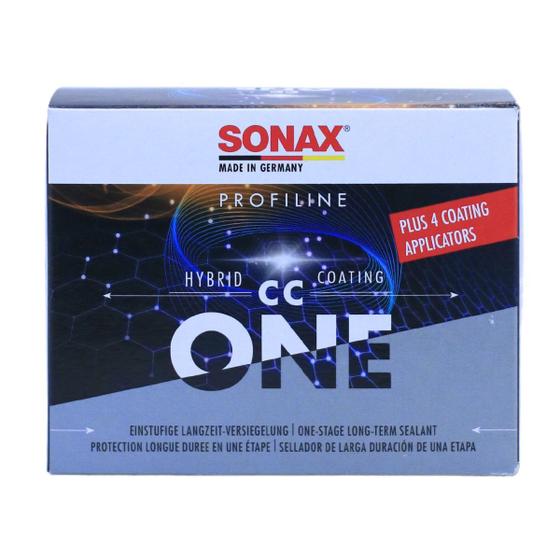 Imagem de Vitrificador híbrido proteção rápida fácil hybrid cc one sonax 50ml 4 carros