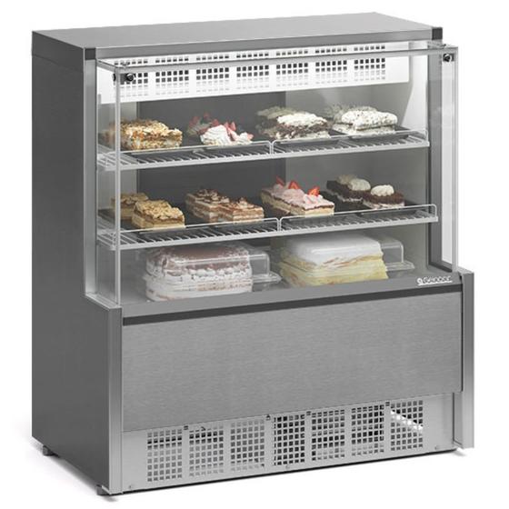 Imagem de Vitrine Refrigerada Confeitaria Dupla Função Aurora GPEA110R Gelopar