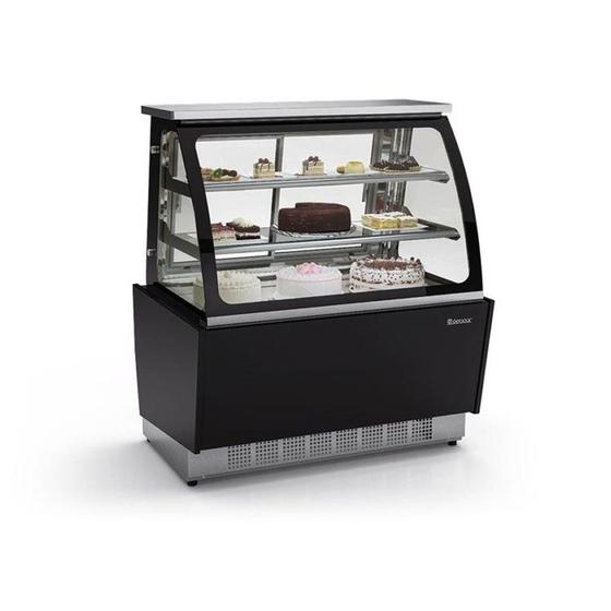 Imagem de Vitrine Refrigerada Gelopar 1,10 m Preto 220V GGSR-110