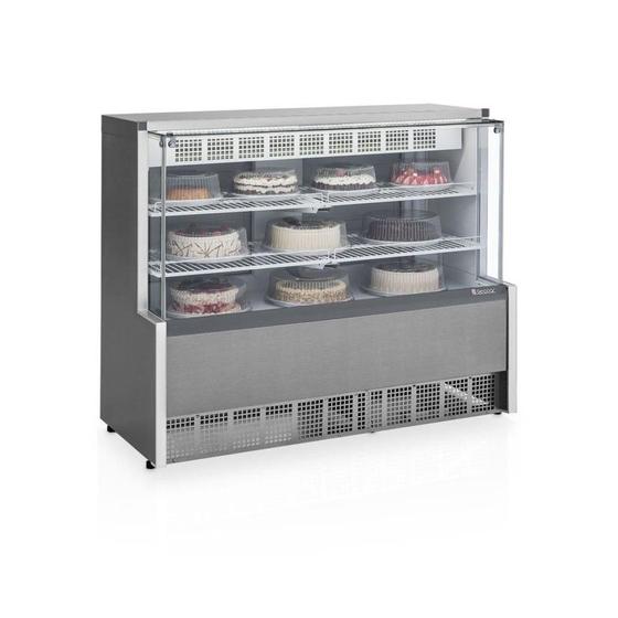 Imagem de Vitrine Refrigerada Gelopar Dupla Função 1,40 m Inox 50-60Hz 220V GPEA-140R TI