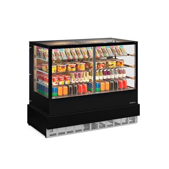 Imagem de Vitrine Refrigerada Gelopar Dupla Função 1,5 m Preto 127V GGER-150