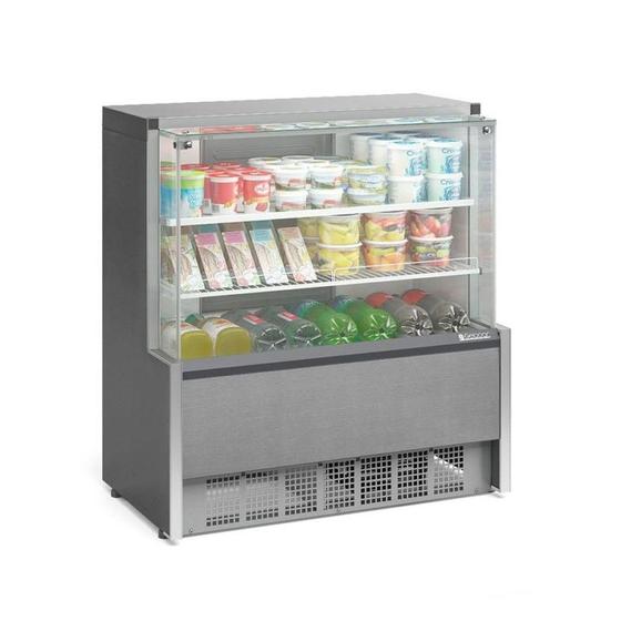 Imagem de Vitrine Refrigerada Gelopar Universal 110 cm Inox 127V GPSA-110R