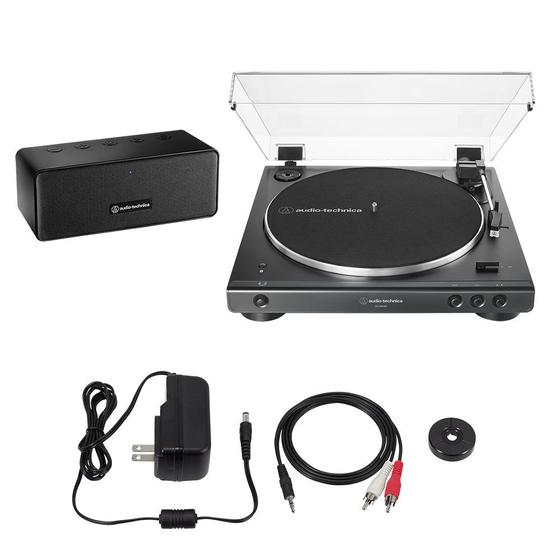 Vitrola Toca Discos Bluetooth Bivolt Preto Com Caixa de Som Audio