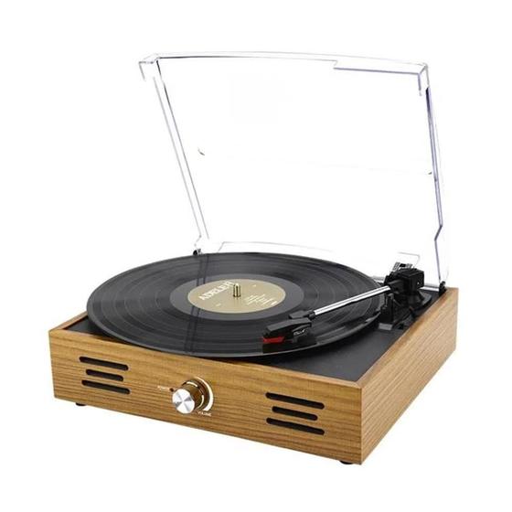 Imagem de Vitrola Toca Discos Pulse Retrô Sp365 Perkins Turntable