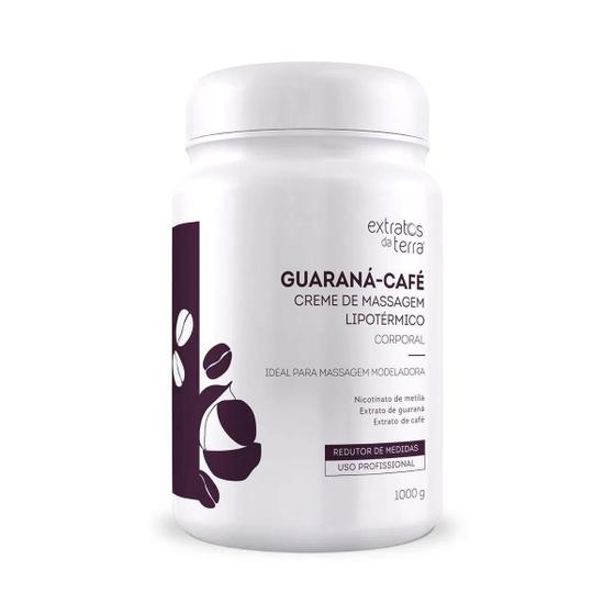 Imagem de Vitta guarana café creme de massagem 1kg extratos da terra