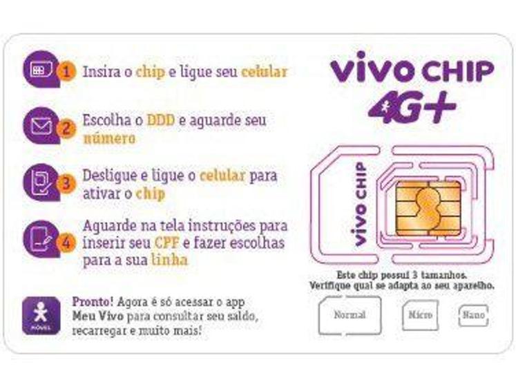 Vivo Chip Triplo Corte 4G - Pré-Pago/Pós-Pago é boa?