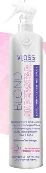 Imagem de Vloss Blond Star Finish Spray Matizador 300ml