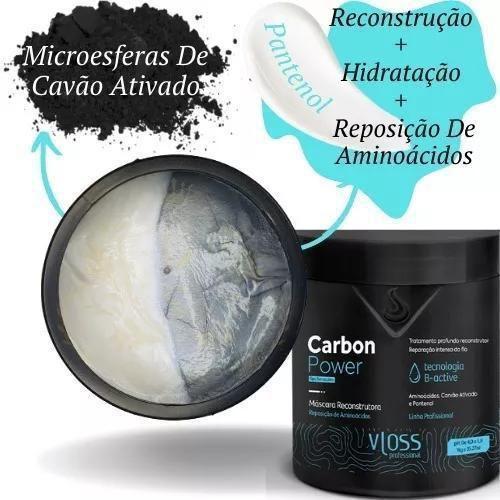 Imagem de Vloss Professional De Carvão Ativado Kit Purificante Detox