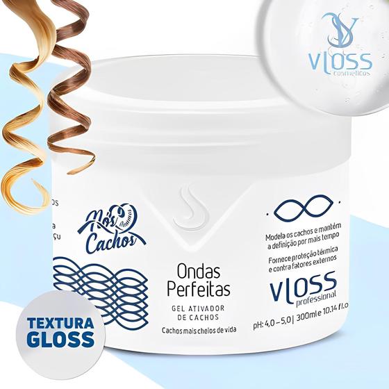 Imagem de Vloss Professional Gel Gelatina Geleia Ativadora De Cachos