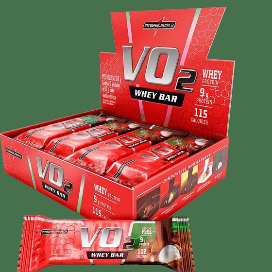 VO2 Whey Bar 12 Unidades - IntegralMedica Menor preço em VO2 Whey Bar 12 Unidades - IntegralMedica