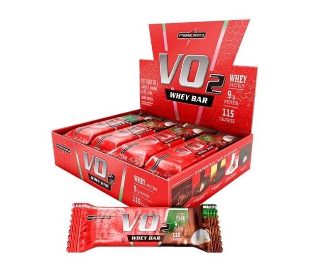 Imagem de Vo2 Whey Bar Sabor Coco  Cx 12 Un  Integralmedica