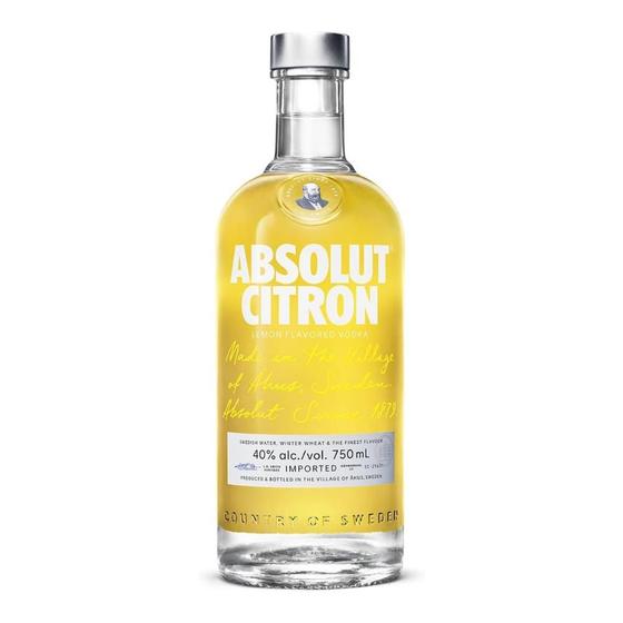 Vodka Absolut Citron Saborizada Limão 750ml