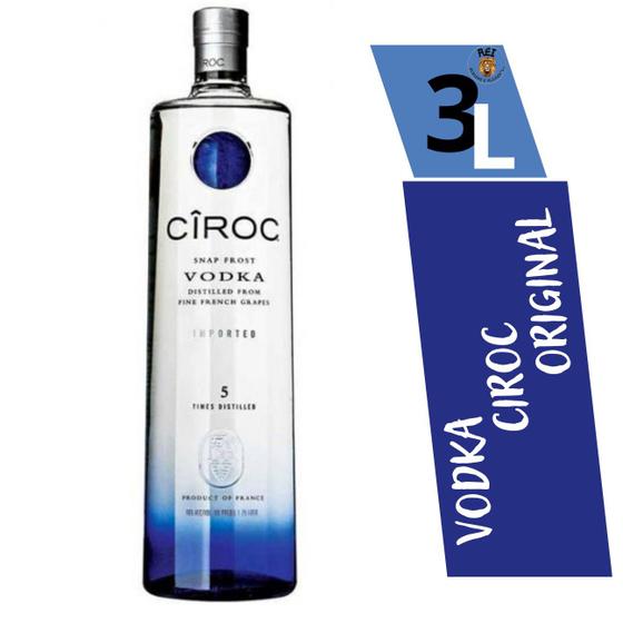 Imagem de Vodka Ciroc 3 Litros Garrafão Colecionável Com Selo IPI Original